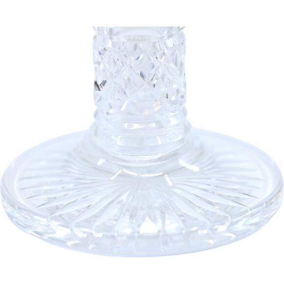 Cristal d'Arques Crystal Eventail Candlestick Holders 3"x4.25" [Set of 2] - Picture 5 of 11